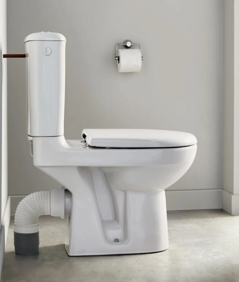 Wirquin 71070201 Tubo flessibile, ULTRACORTO, Collegamento tubazione Ø 93 e diam. 100 mm; Lunghezza: 360 - 560 mm; Diametro Uscita: Ø 80 a Ø 105 cm, Bianco