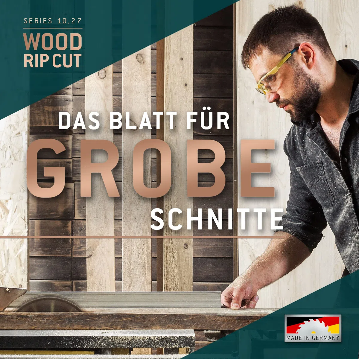 Bayerwald - Lama per sega circolare CV, Ø 300 mm x 1,6 mm x 30 mm, a dente di lupo (80 denti), per tagli semplici e più fini su legna da ardere e materiali lignei, taglio longitudinale e trasversale