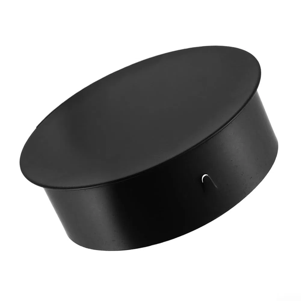 Copertura per foro del camino, 50-200 mm, in acciaio inossidabile, coperchio per tubo della stufa, coperchio per foro del camino, tappo terminale per tubo del camino (200 mm)