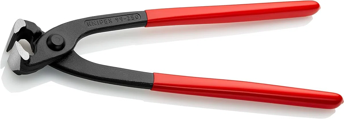KNIPEX Tenaglia (pinza per ferraioli e cementisti) rivestiti in resina sintetica 250 mm, 99 01 250 EAN