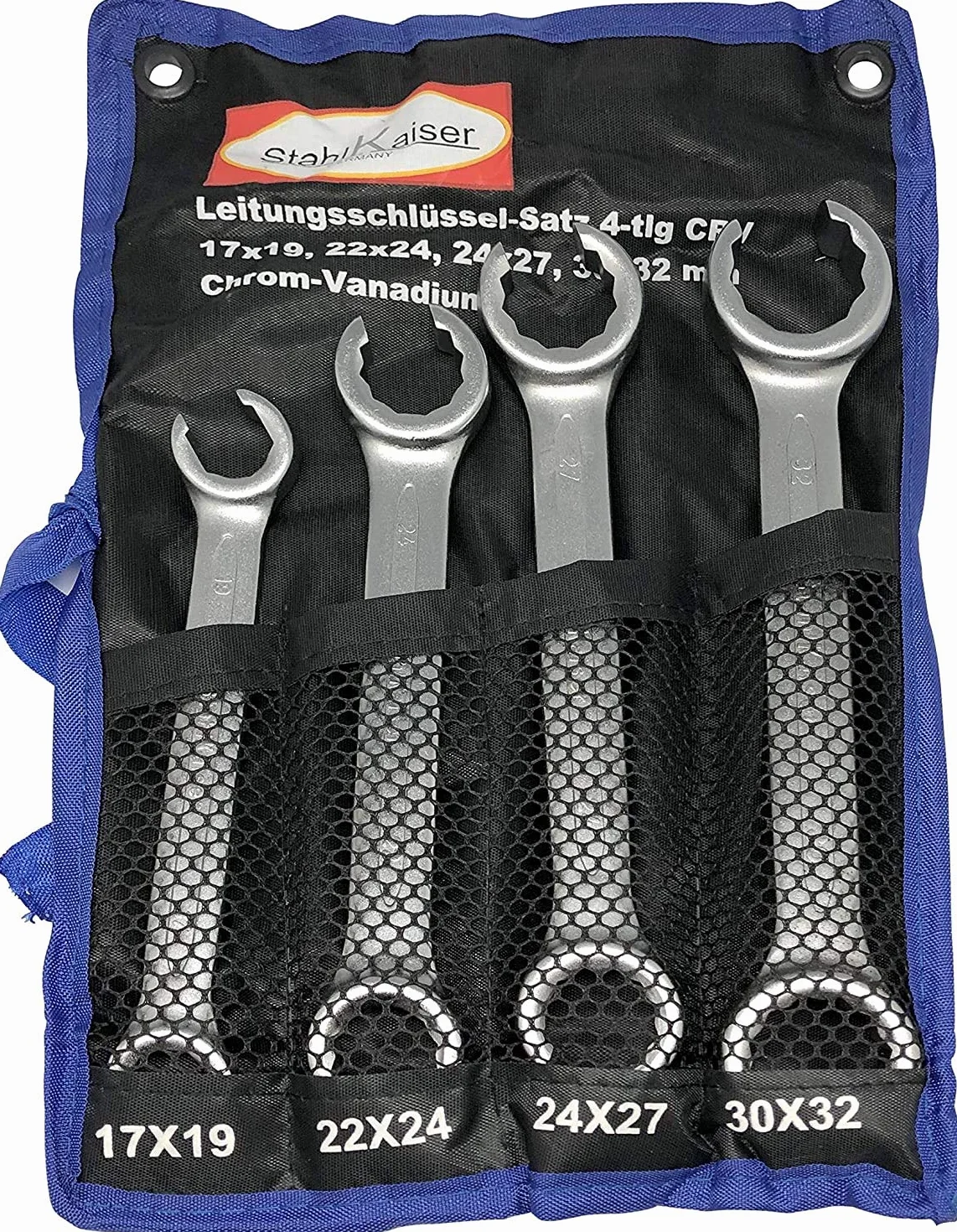 Extra grande 4 pezzi di doppio anello Set di chiavi fino a 32 mm tubo freno freni idraulici camion trattore