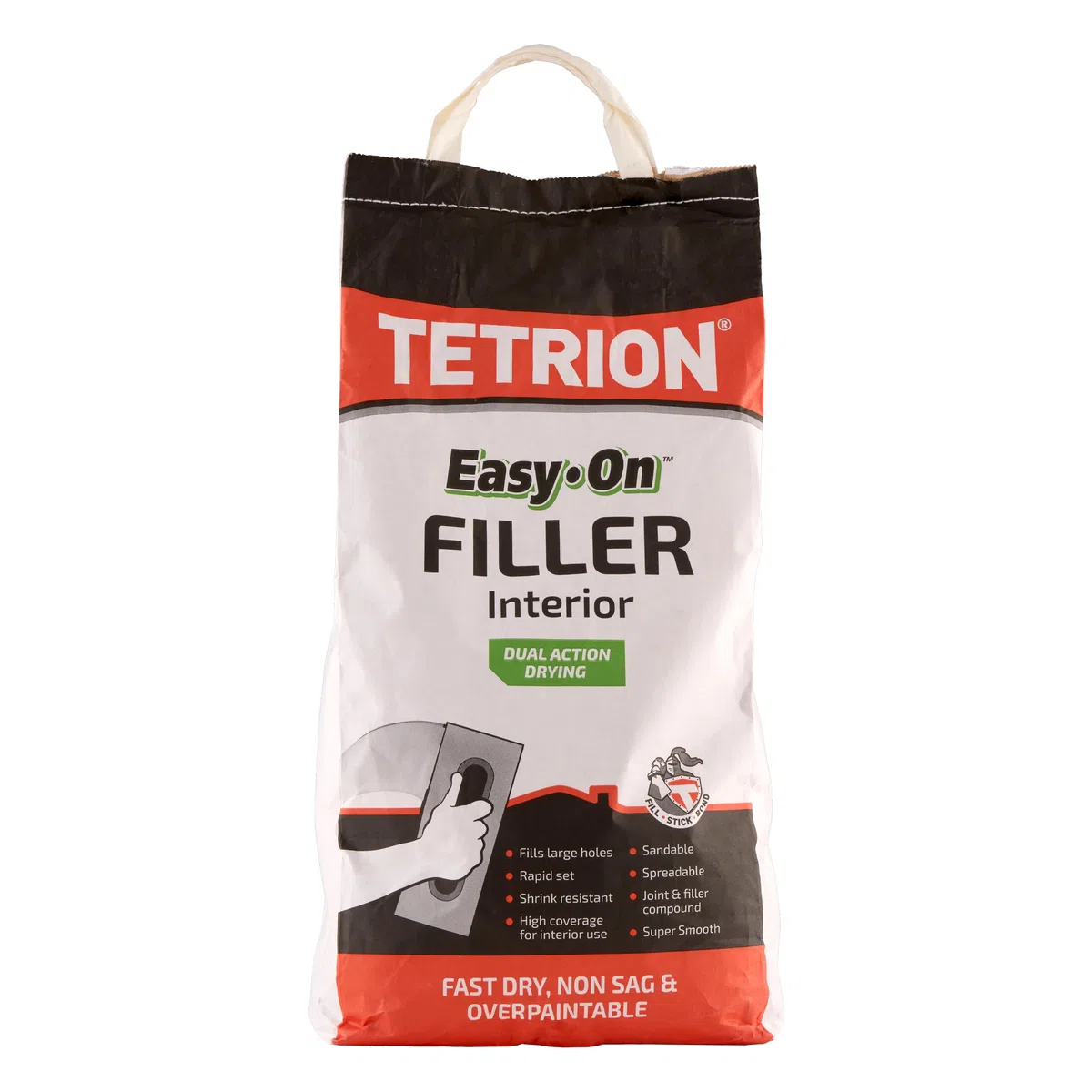 Pasta sigillante e riempitiva interna Tetrion Easy-On, busta singola, 5 kg