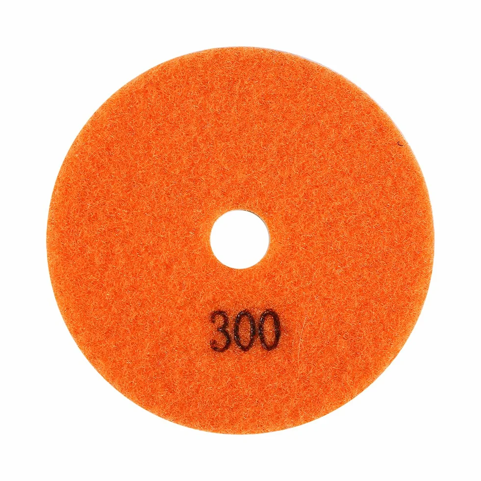 Tamponi Diamantati per Lucidatura Granito Marmo Cemento, Dischi Abrasivi 125mm per Levigatrice Orbitale e Trapano, Set 8 Pezzi Grana 50-3000 per Pietra e Ceramica
