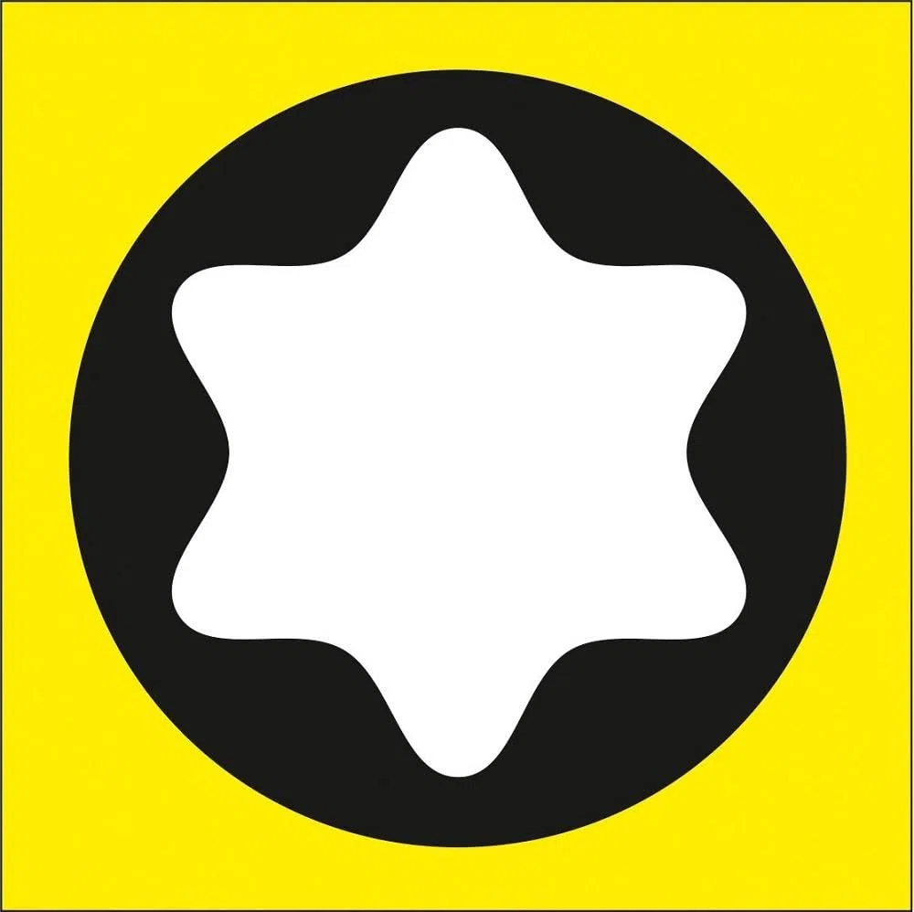Connex Viti universali 4,0 x 40 mm – 455 pezzi nel set – testa svasata – attacco TX – filettatura parziale – giallo zincato/set di viti/secchio viti / B30192