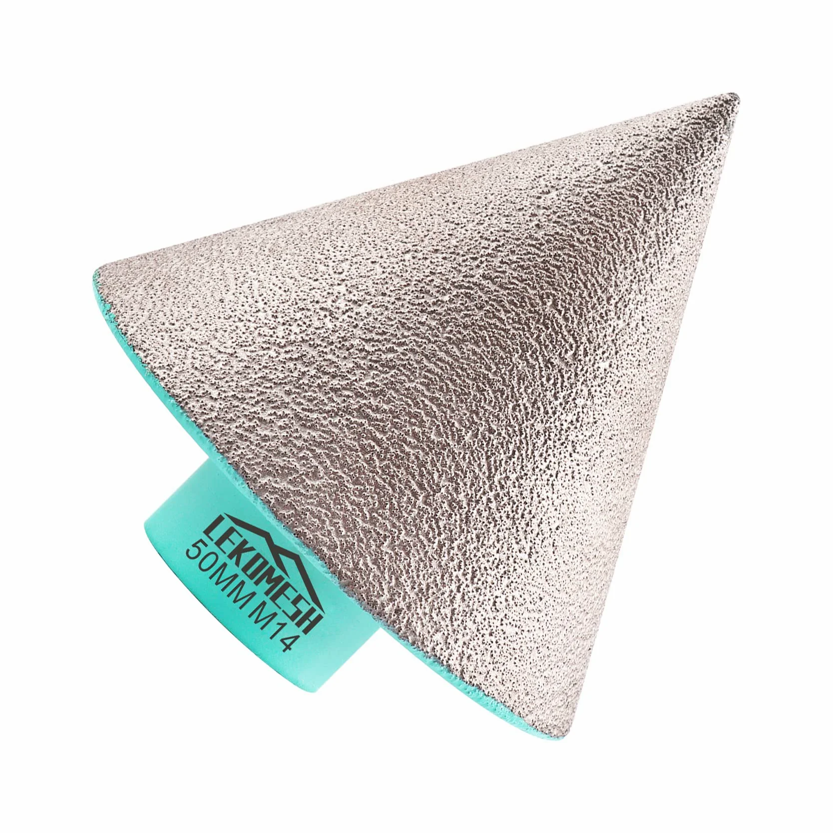 Fresa Diamantata 50mm x M14 LEKOMESH - Punte per Smusso, Smussatura Allargare Forma Fori in Ceramica Porcellana Piastrella Marmo Granito