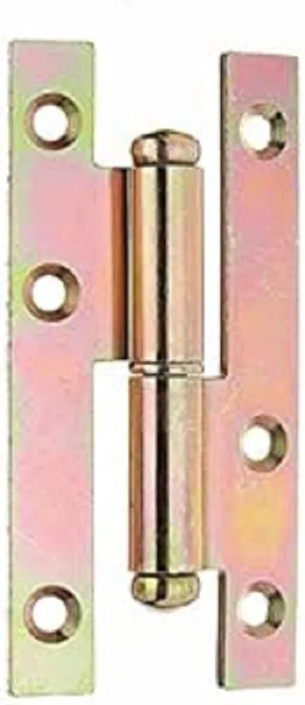 Alberts 849702 Cerniera sfilabile, DX e SX, Acciaio, zincato con procedimento Sendzimir