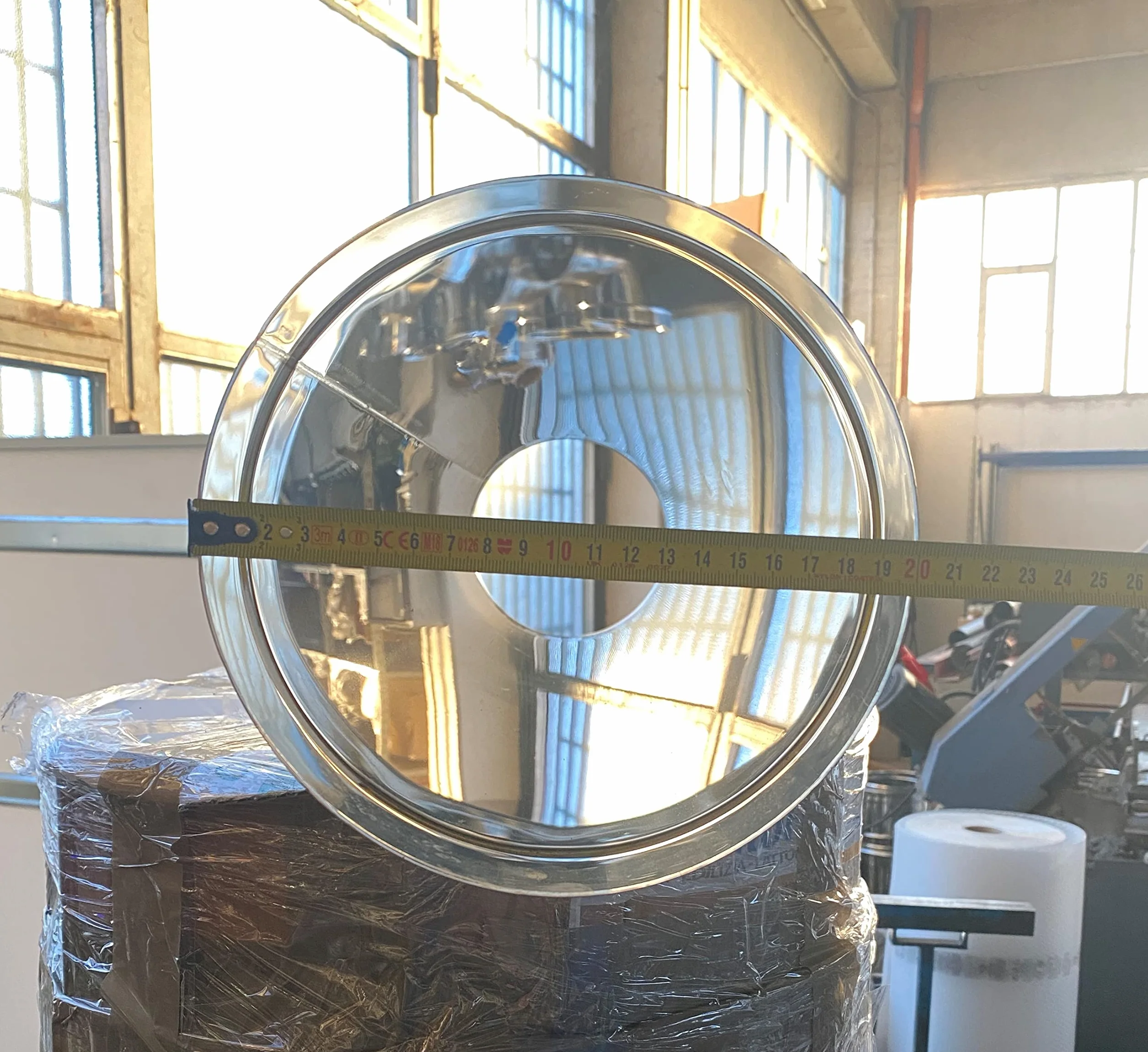 Tubo in acciaio inox per canne fumarie L1000mm (DN 120)