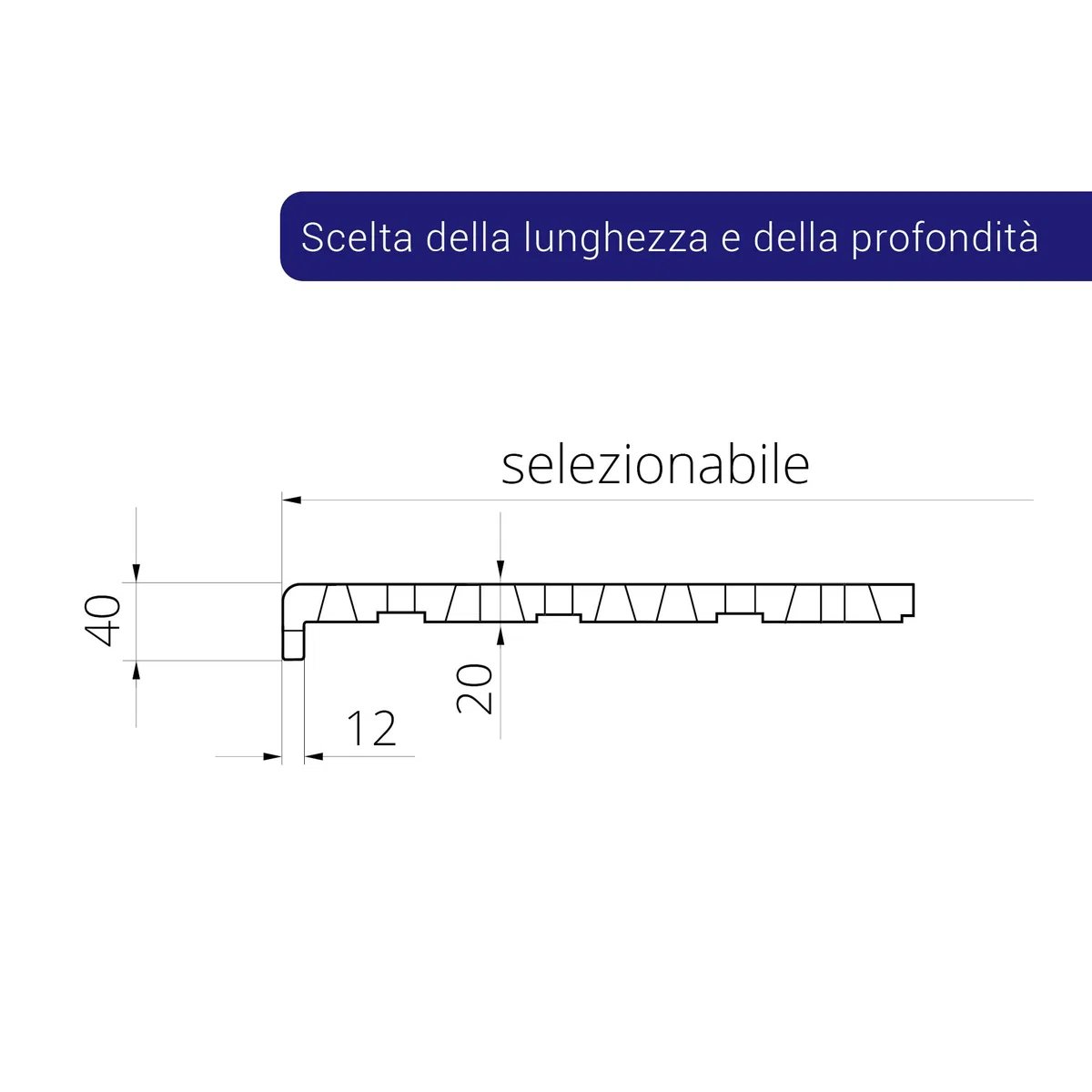 TJ davanzale interno marmo 25 x 90 cm/davanzale in plastica con chiusura laterale/davanzali per finestre/davanzali interni su misura PVC/davanzale per finestra