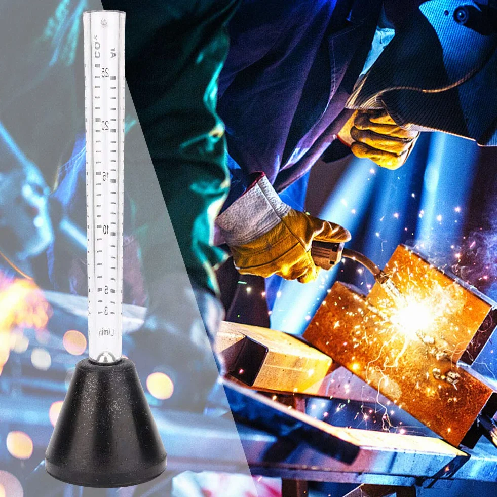 Misuratore Di Gas Per Saldatura Doppio, Misuratore Di Portata Di Gas, Misuratore Di Portata Di Argon Misuratore Di Gas Mig Misuratore Di Argon Scala Di Misura Per Co2 Argon