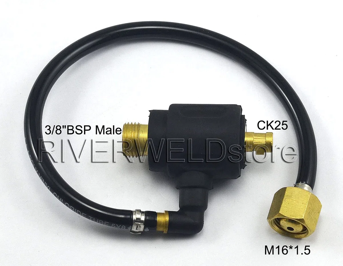 RIVERWELD WP 17 SR 17 TIG Torcia Torcia Cambia del cavo BSP maschio 10-25 mm