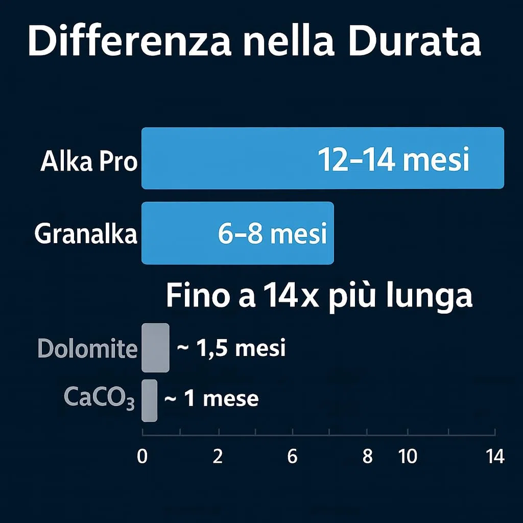 Alka PRO – Neutralizzatore alcalino a lunga durata per caldaie a condensazione | Regola il pH e protegge tubazioni a 12 mesi e oltre | Sfere ceramiche compatte, non sfarinano | 500 g