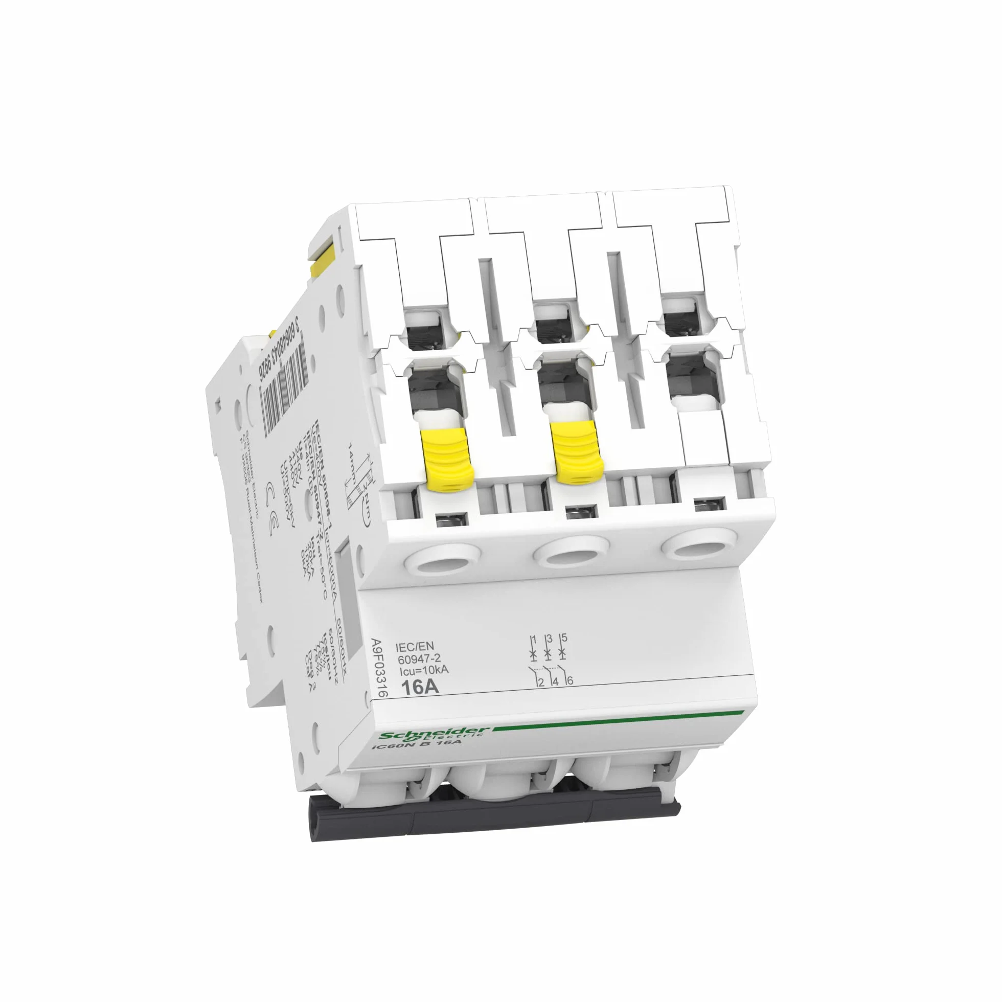 Schneider Electric ACTI9 IC60N 3P 16A B, A9F03316