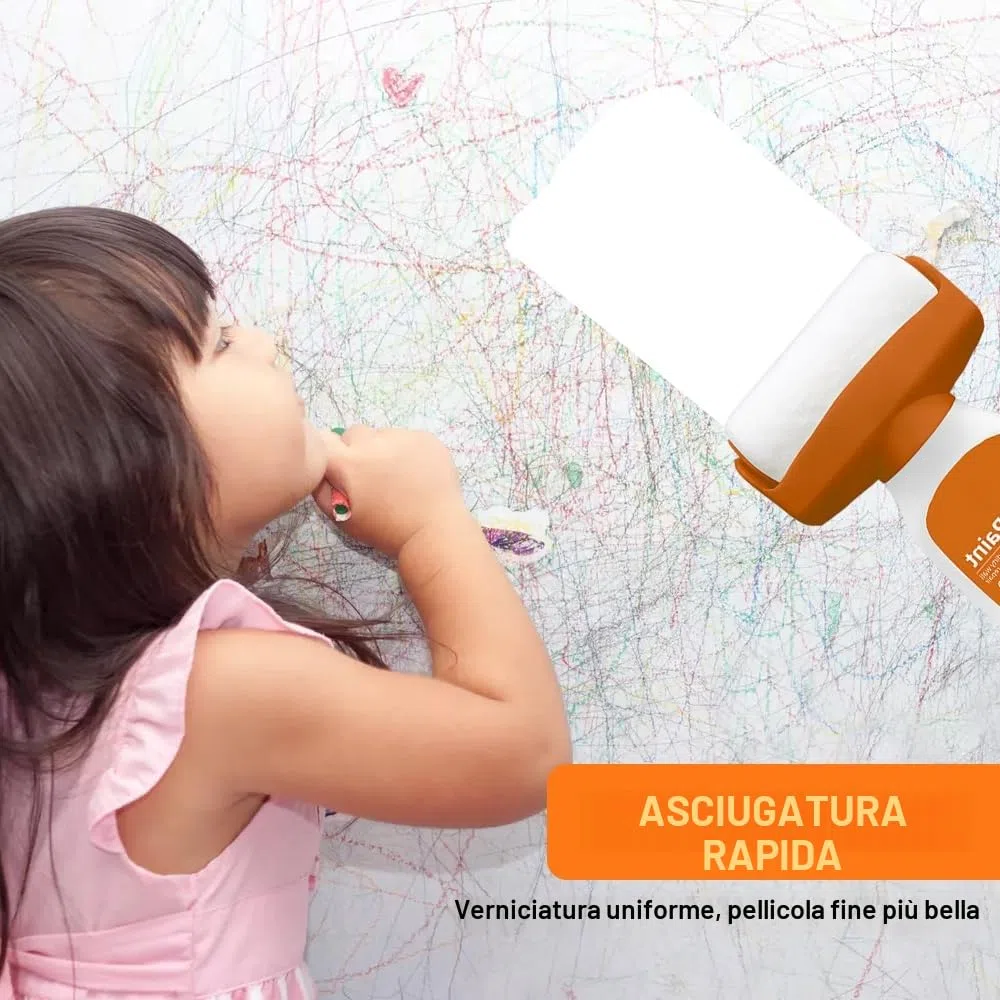 Rullo Bianco Per Ritocchi Muro,1000g Rullo per Pittura Vernice Bianca per Riparazioni Murali,Piccolo Rullo per la riparazione della parete Rullo di Pasta per Rimuovere Macchie Parete Graffiti