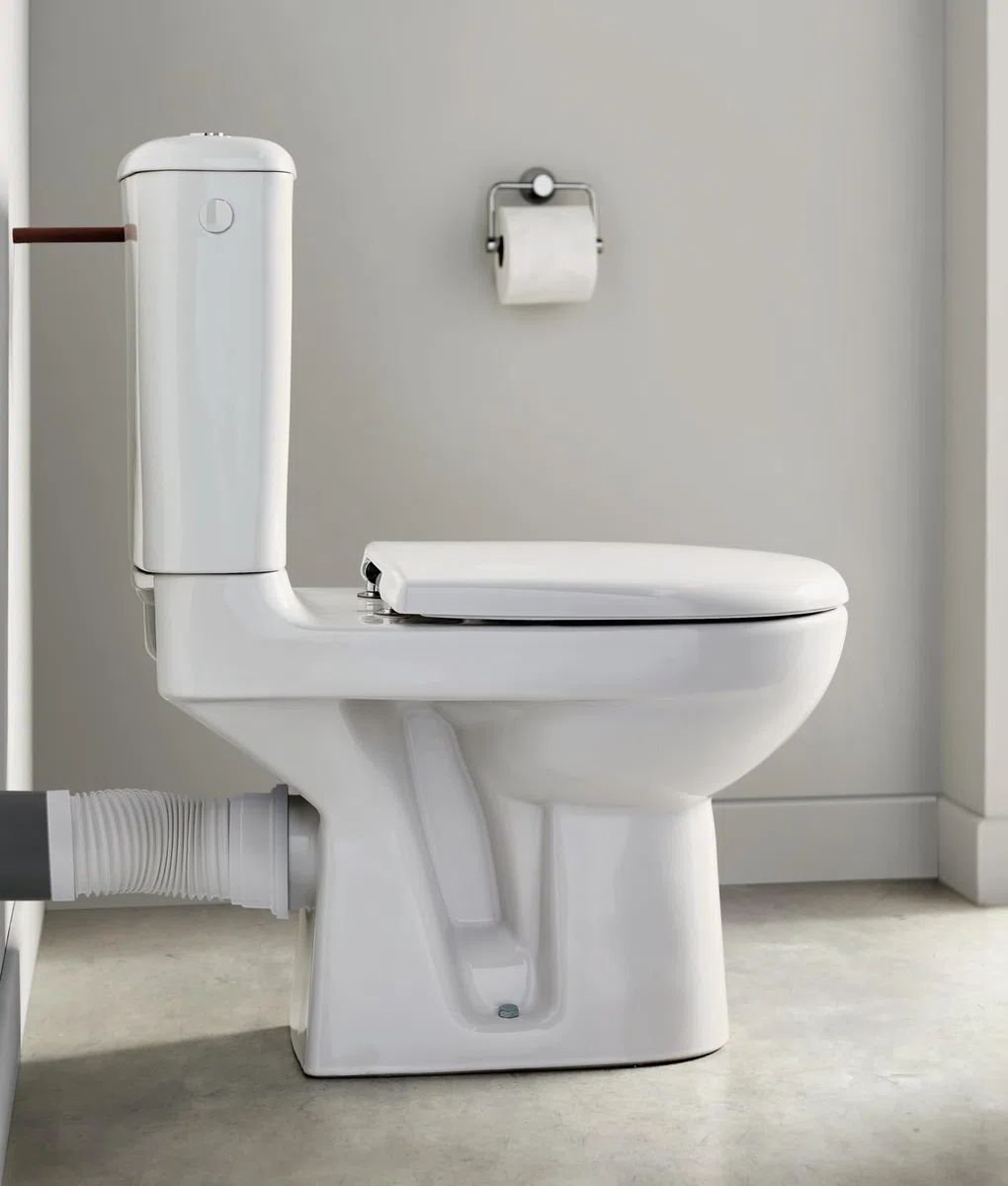 Wirquin 71070201 Tubo flessibile, ULTRACORTO, Collegamento tubazione Ø 93 e diam. 100 mm; Lunghezza: 360 - 560 mm; Diametro Uscita: Ø 80 a Ø 105 cm, Bianco