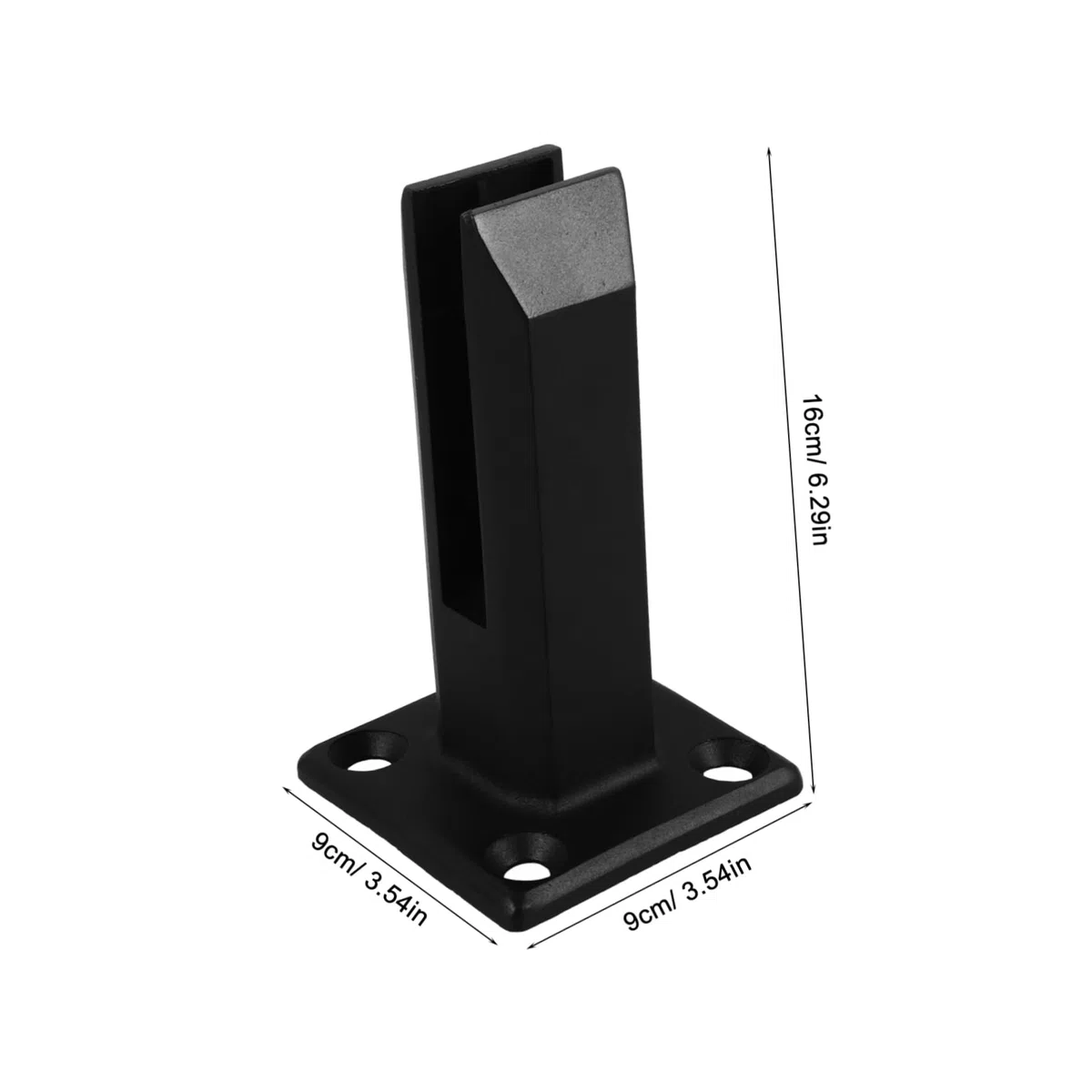 Homoyoyo Morsetto Per Ringhiera in Vetro Per Scale Clip Staffa Per Ringhiera Per Recinzione Per Piscina Clip Per Balaustra in Acciaio Inossidabile