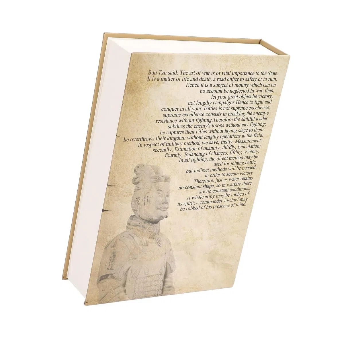 Cassaforte a Libro con Serratura a Combinazione, Cassette di Sicurezza per la Casa per Gioielli, Denaro e Contanti (L'ARTE DELLA GUERRA)