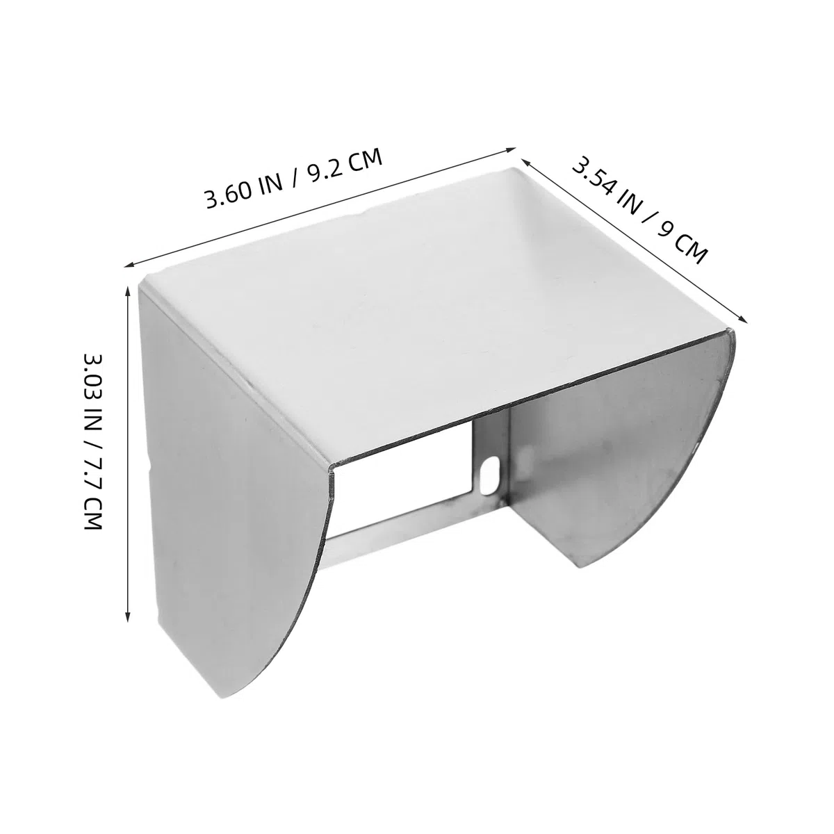 YARNOW Protezione antipioggia in acciaio inox, interruttore, presa di corrente, in plastica, copertura per prese esterne, presa di corrente, interruttore da parete