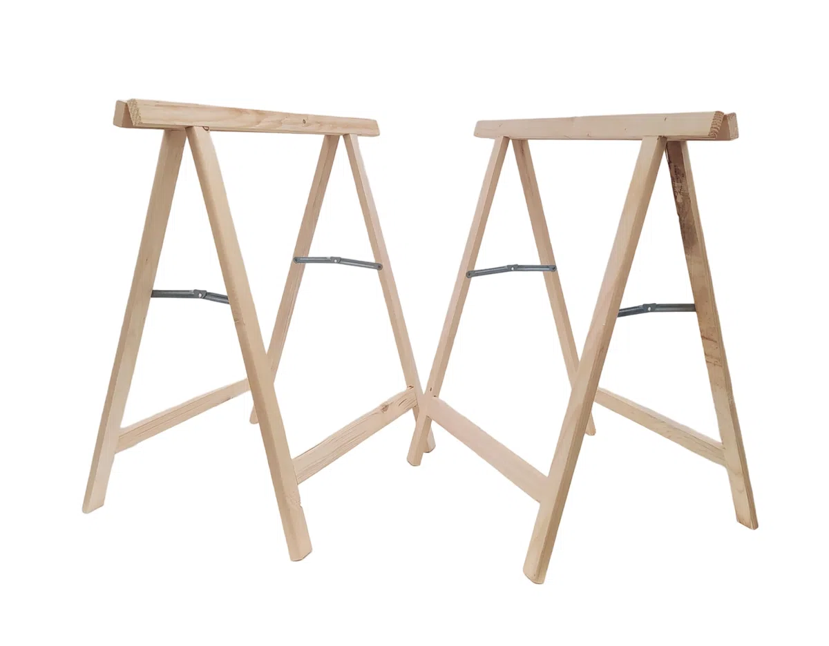 NG NICCOLAI CAVALLETTO SINGOLO O IN COPPIA IN LEGNO DI PINO GREZZO 75X75X10 CM PER FAI DA TE USO HOBBISTICO E PROFESSIONALE (2)