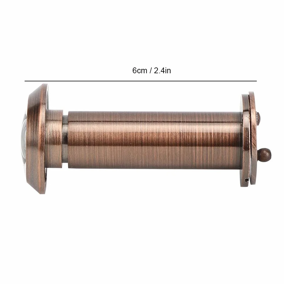 Ymiko Spioncino per spioncino con Copertura della Rotante Resistente per Spessore Porta 55-90 mm, Angolo antifurto 220 Gradi, Sicurezza per casa, Ufficio, Hotel(1)