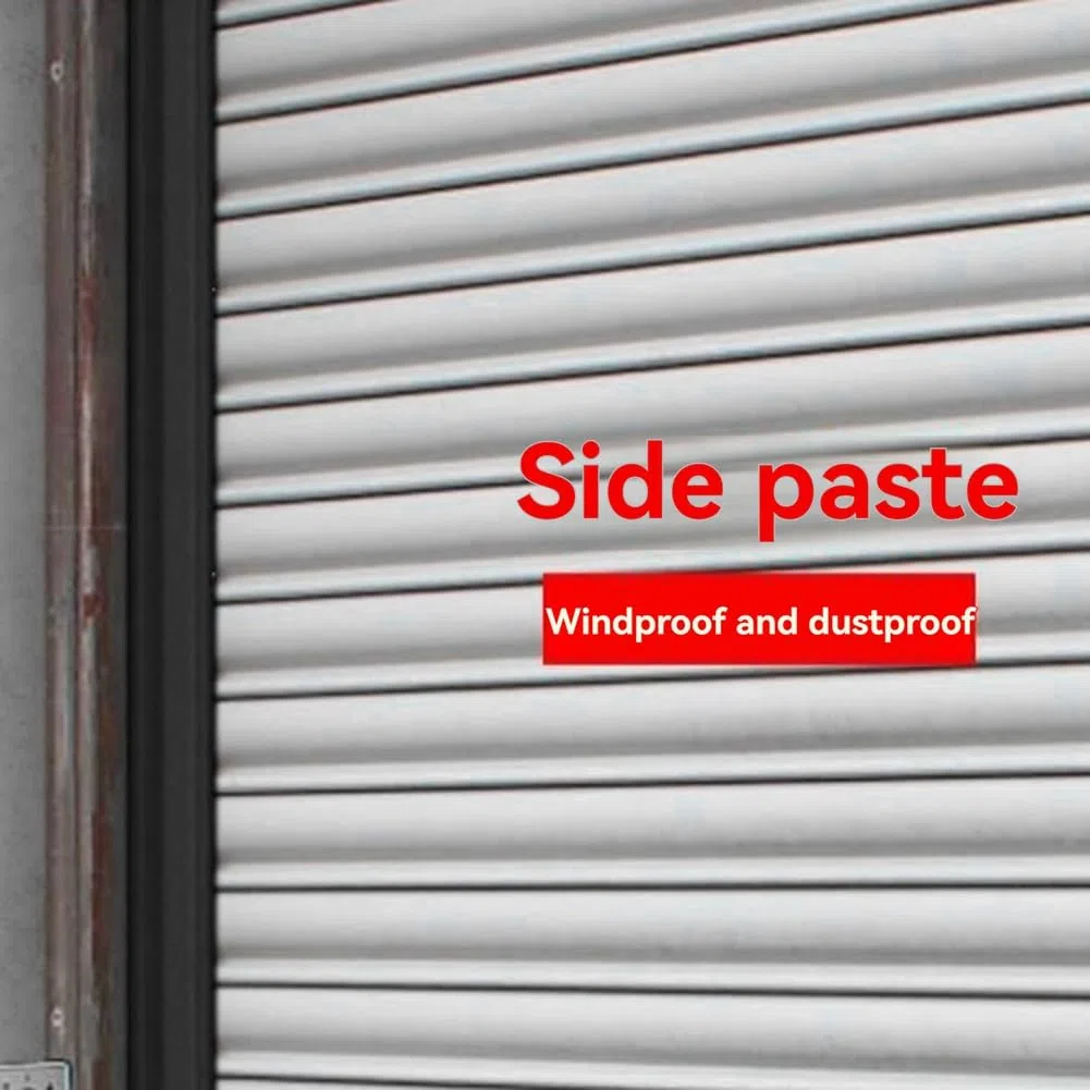 5m Striscia di Tenuta Inferiore per Porta Basculante del Garage Guarnizione in Gomma Impermeabile Antipolvere Anti- A Prova di Ratto