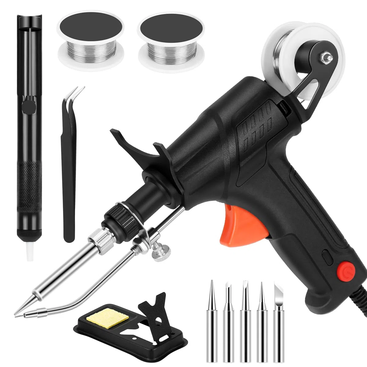 Pistola per saldatura industriale, kit pistola per saldatura automatica, set di pistola per saldatura con utensile, pistola per saldatura a mano, pistola per saldatura a caldo industriale per