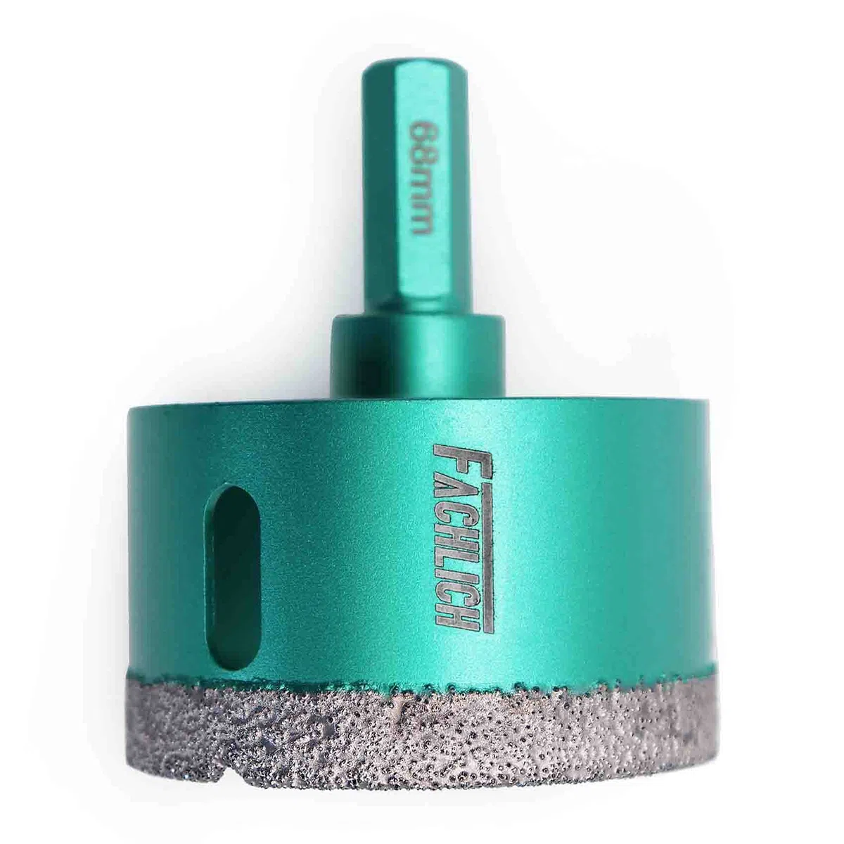 Punta per Trapano Diamantata,68mm Sega a Tazza Da con Attacco a Codolo Esagonale per Piastrelle in Marmo Di Granito,Ceramica,Materiali Duri