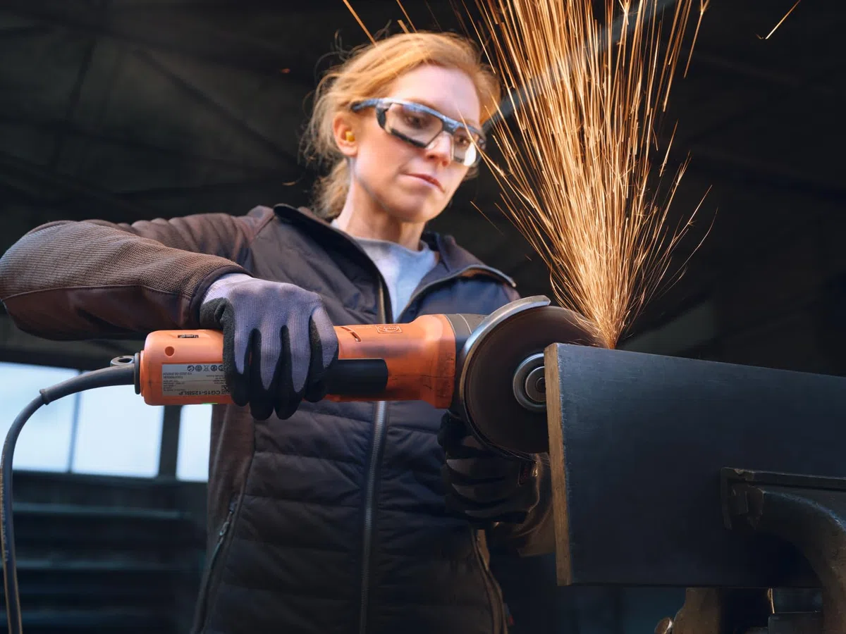 FEIN Dischi Abrasivi fibrati 125 mm, Grana 60, 25 x dischi Abrasivi per Smerigliatrici Angolari, Per una Levigatura Efficace di Acciaio e Acciaio Inox
