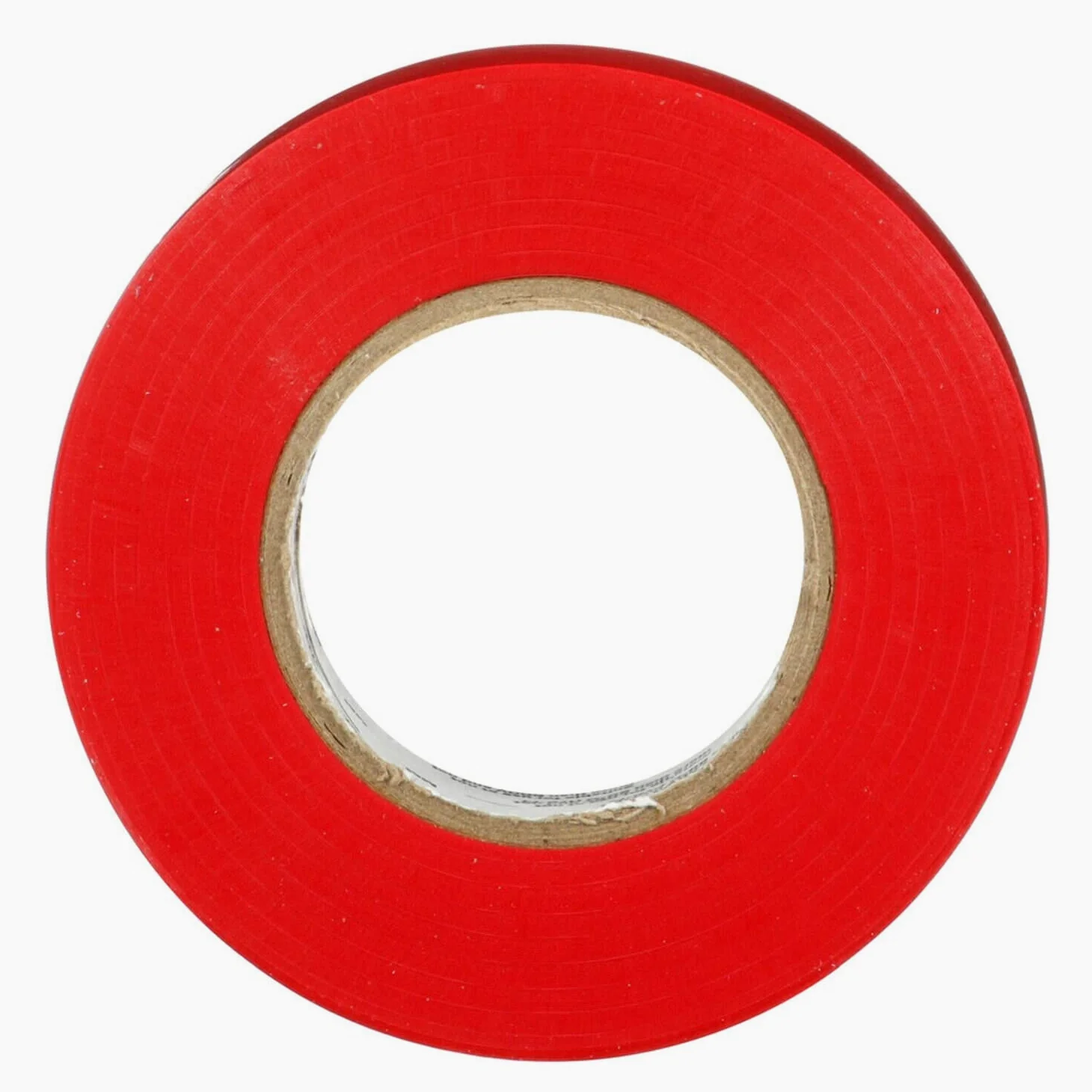3M Temflex Nastro elettrico in vinile 165, rosso, 19 mm x 25 m, confezione da 10 rotoli