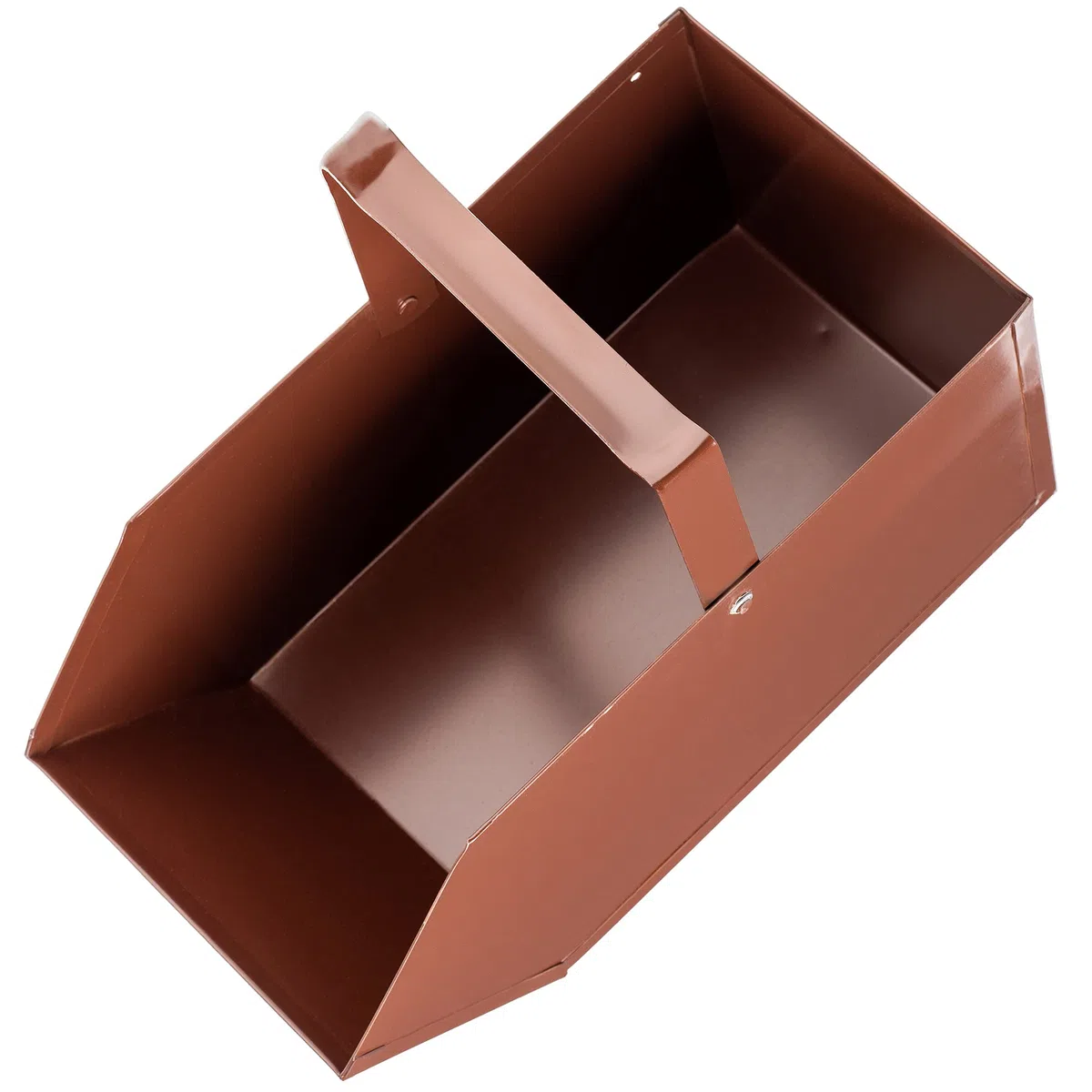 KADAX Contenitore di Cenere Realizzato in Metallo, 32 x 21 cm, Scatola di Cenere con Manico Comodo, Scatola, Ciotola di Cenere, Contenitore a, Scatola a in (Marrone)