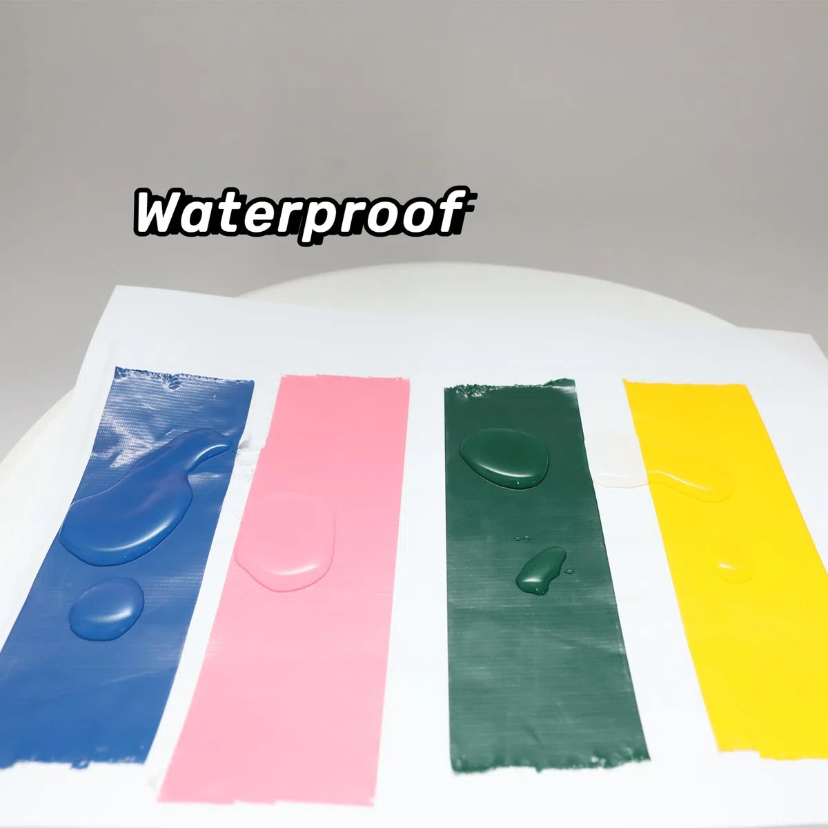 WELSTIK Nastro adesivo professionale in tessuto impermeabile, 3 pezzi, 48 mm x 27 m, nastro adesivo colorato per riparazioni, fai da te, artigianato, uso interno ed esterno, verde scuro