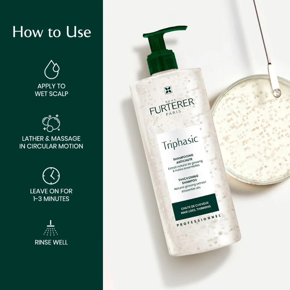Rene Furterer Shampoo Energizzante con Oli Essenziali - 600 ml