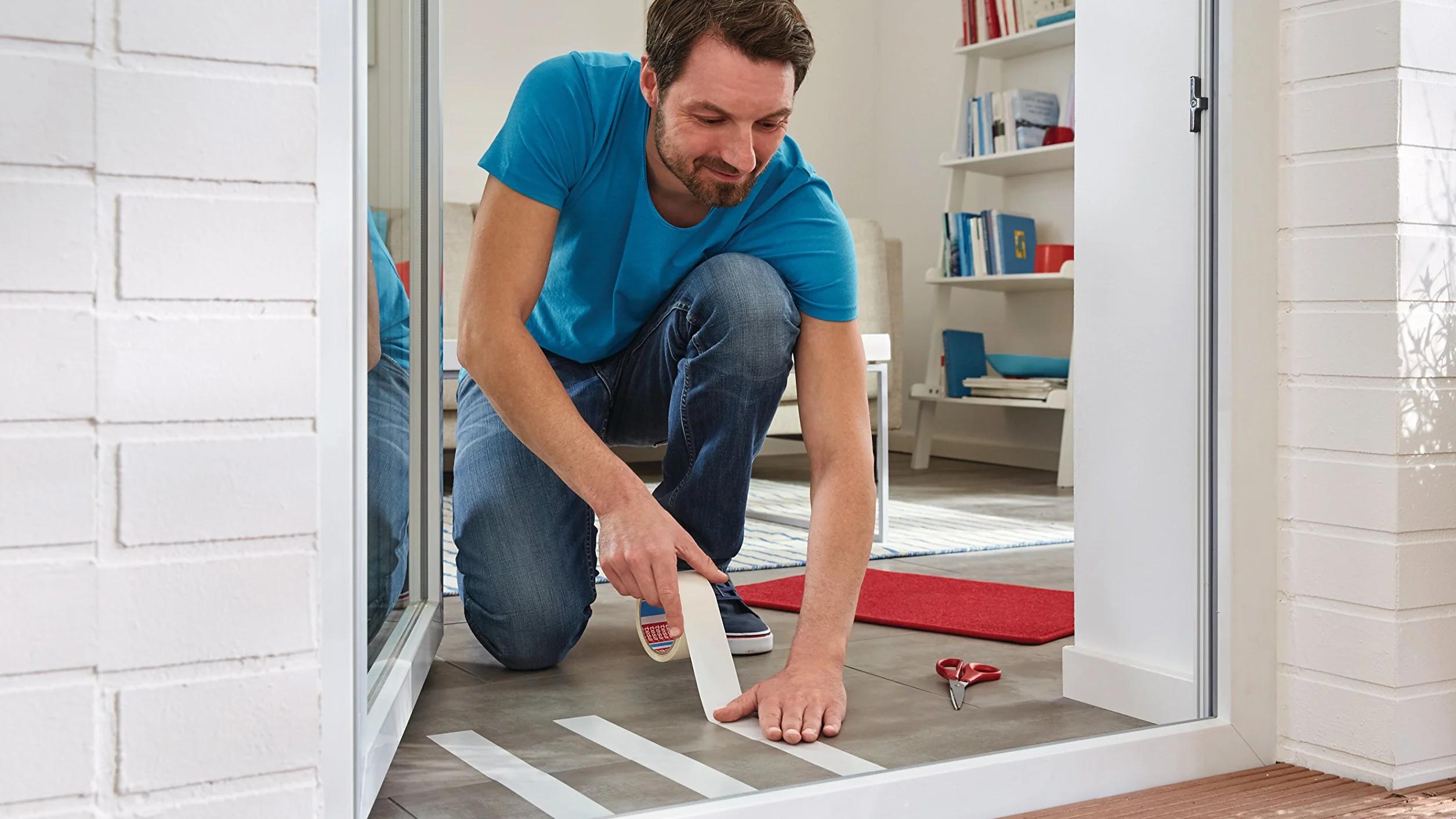 tesa Flooring Tape Residue-free Removal