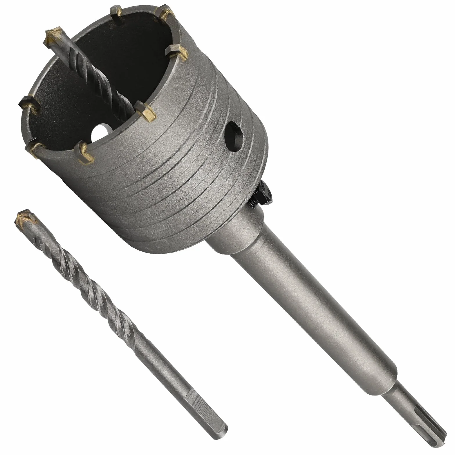 Lytool Fresa Sega a Tazza Carotatrice Muro Cemento con Codolo SDS Plus, Ø68 mm,Punta Centraggio,per Calcestruzzo, Cemento, Mattoni, Pietra, Muro,per Muratura e Calcestruzzo con SDS Plus Adattatore