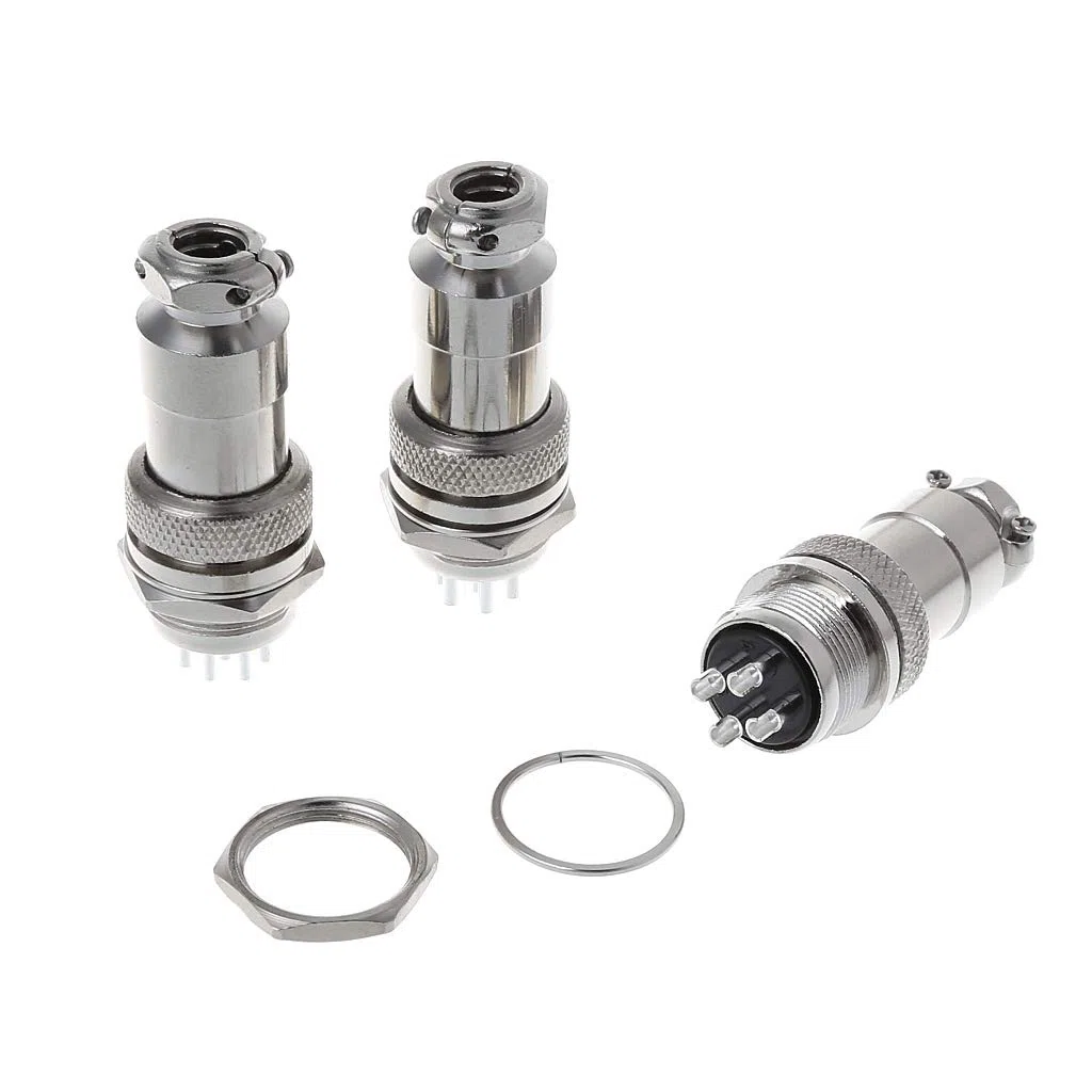 Kit connettore per Aeronautica GX20 Maschio e Femmina Presa 2/3/4/5/6/7/8 Pin - 4 Pin