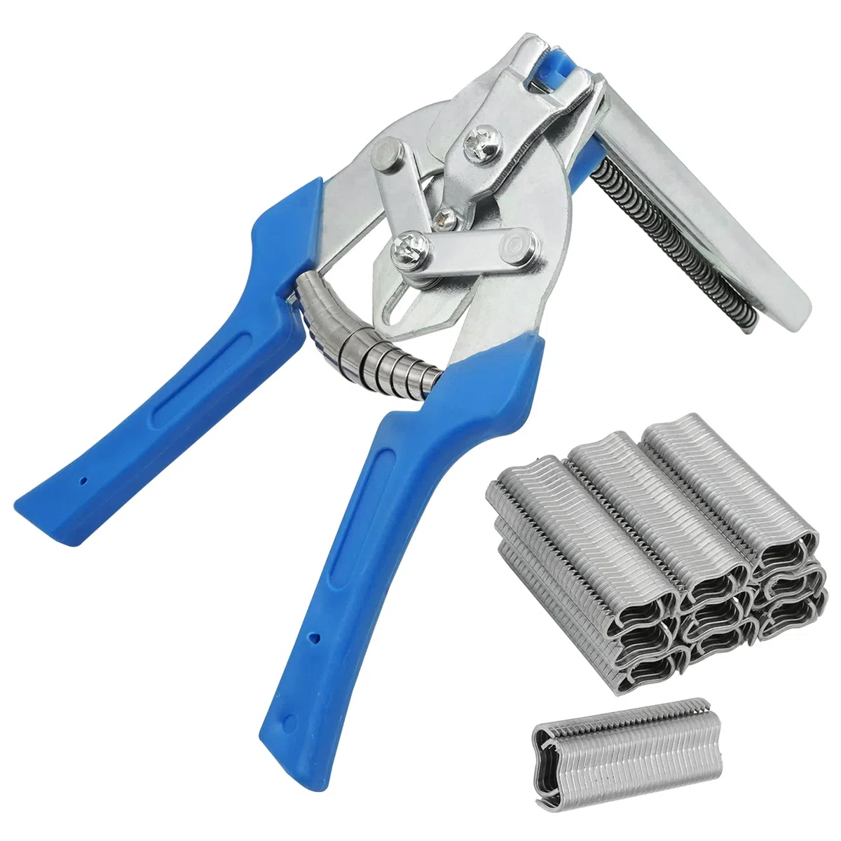 E TYP pinza di fissaggio per filo con 600 morsetti per pinza di recinzione, pinze di fissaggio per cavi, manutenzione recinzione, utensili per saldatura, accessori per pinze