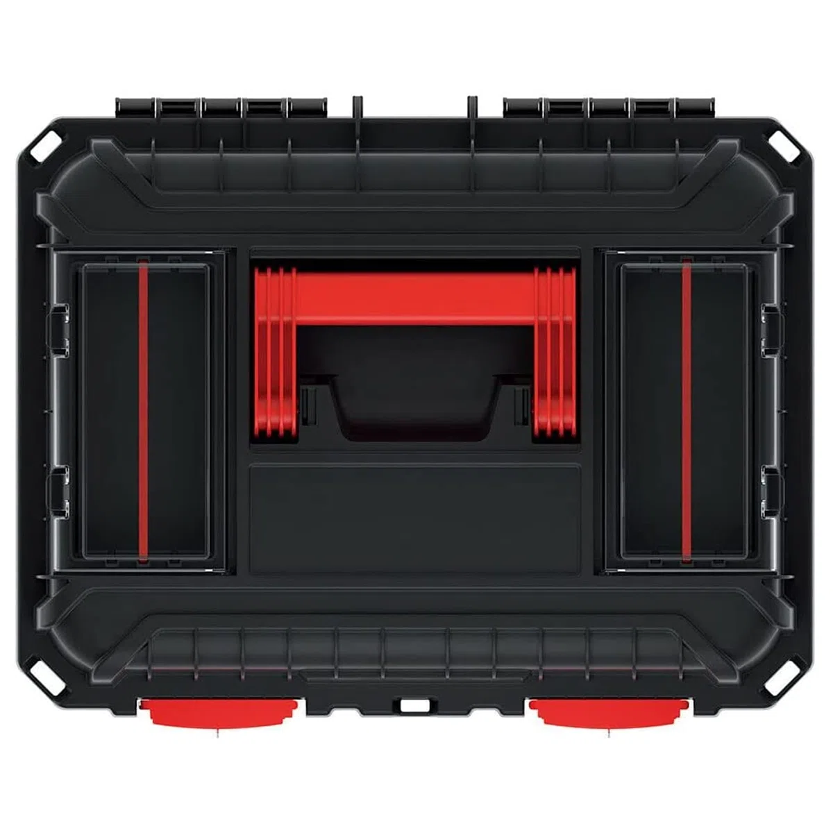 Cassetta degli attrezzi con organizer nel coperchio, in plastica, 445 x 360 x 337 mm (A)