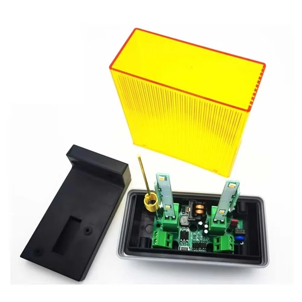 Luce Lampeggiante di Protezione di Sicurezza per Allarme Luce Cancello 12V-265V