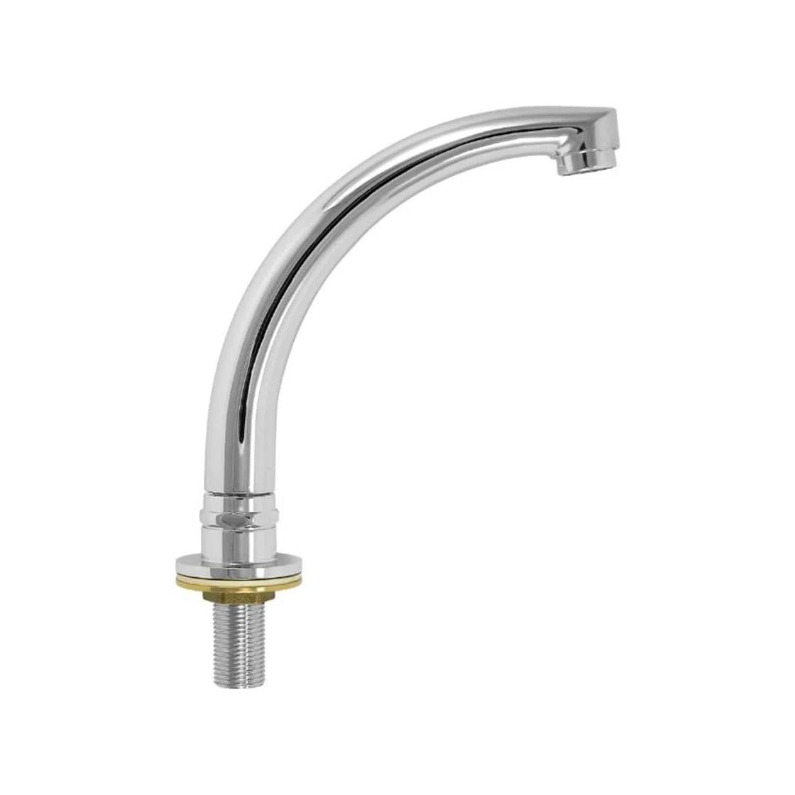 Bocca erogazione lavabo pesante snodabile cromata 150 mm 1/2” M | Tecom