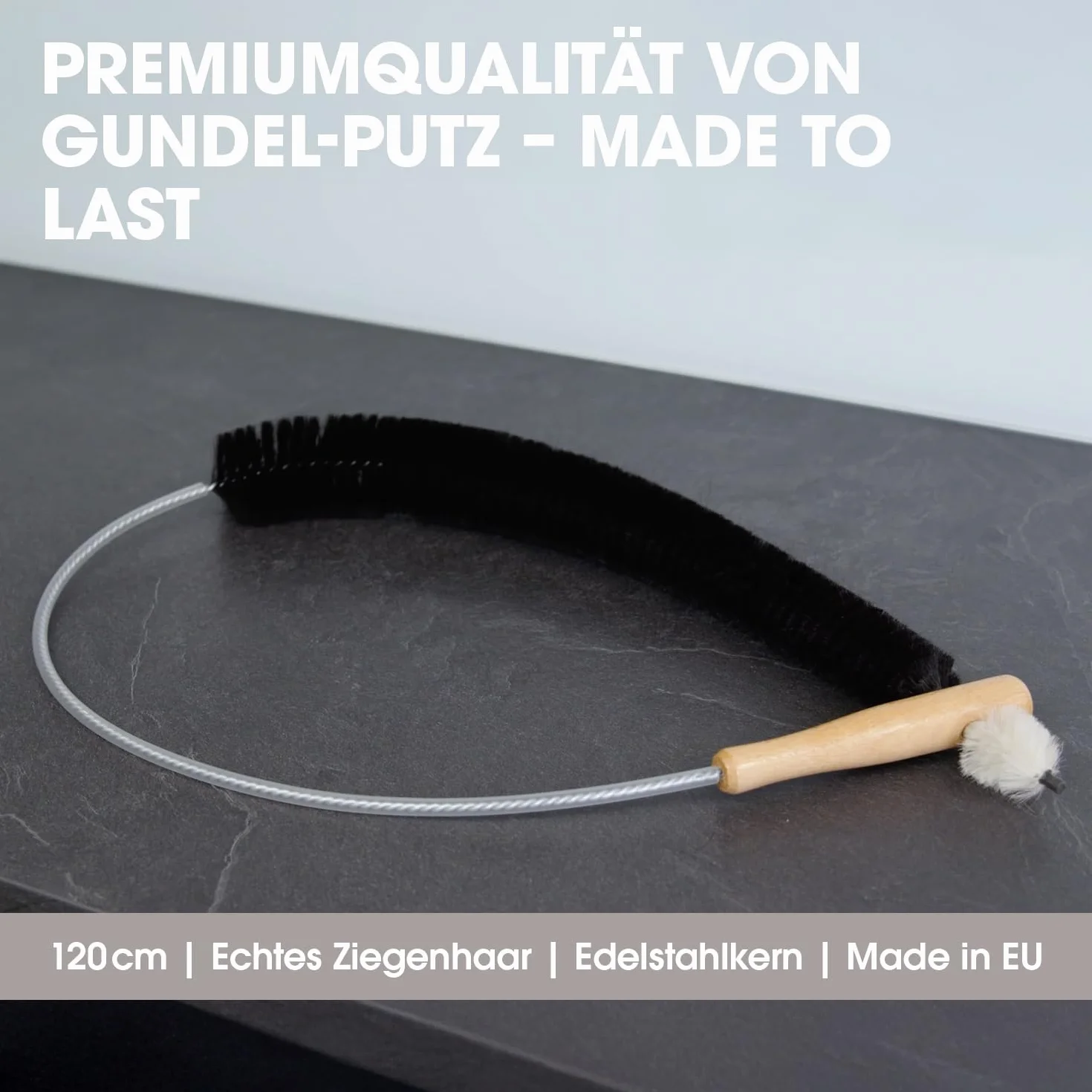 Spazzola per Caloriferi - 2 pezzi - 120 cm - Spazzole per Pulizia Radiatore con Setole di Pelo di Capra - Pulisci Termosifoni Flessibile Lungo - Spolverino Cattura Polvere per Radiatori