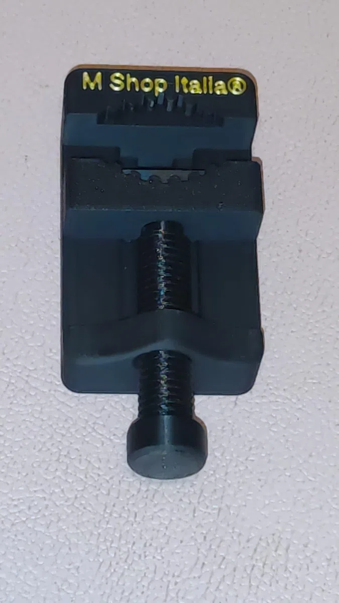 Morsa Morsetto in plastica Nera per Pulizia Monete Votive rarissime antiche tesori Oro Argento Bronzo Rame con Sicurezza e Massima delicatezza 10-40mm Nuova Versione 2.0