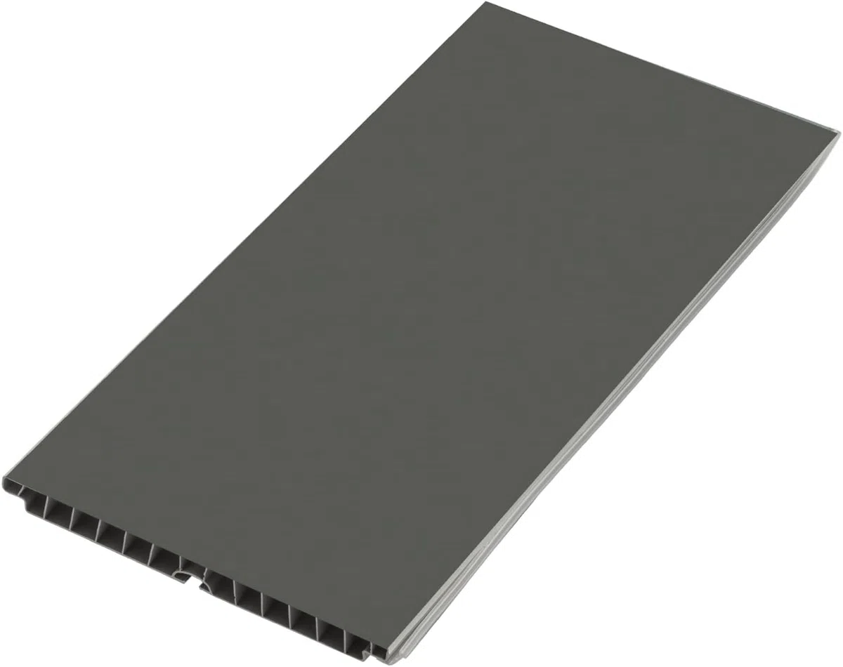 AERREGI SET ZOCCOLO CUCINA 2 +1 COMPLETO DI DUE ANGOLI E UNA GIUNZIONE | ZOCCOLO IN PVC COLORE PIOMBO IN TRE ALTEZZE 100, 120 E 150 mm | ARREDO MODERNO CUCINA (H100 mm)