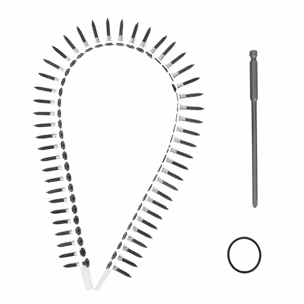 AMONIDA Sparachiodi Elettrica, Spara Chiodi, Attrezzatura di serraggio a Vite, Pistola sparachiodi a Catena in Lega di Alluminio per soffitto, tavola di Legno, cartongesso, Parete divisoria