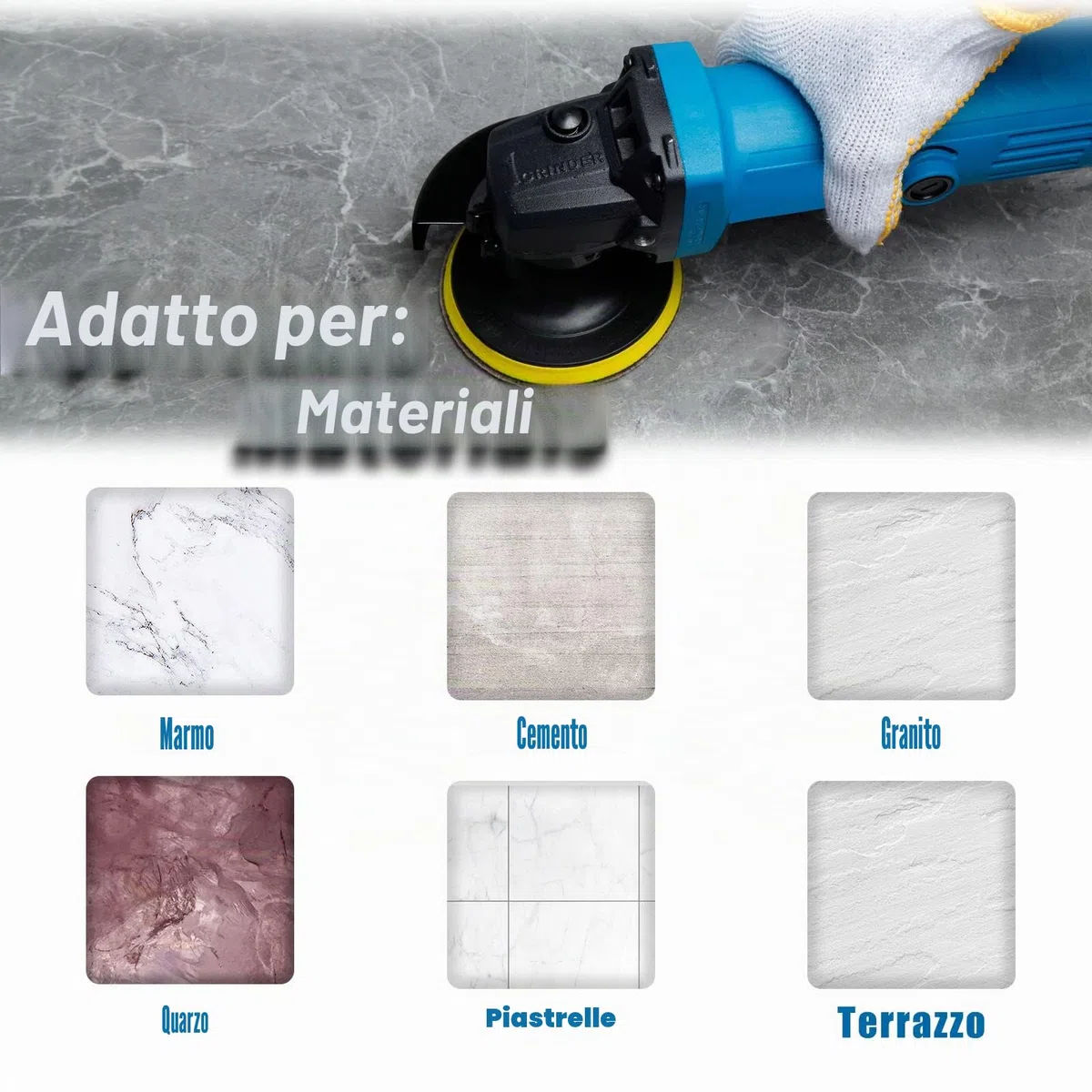 Diamante lucidatura pad 14 pezzi set di tamponi per lucidatura 100mm wet diamantati pastiglie disco diamantato per lucidatura di pietra lucidatrice pavimenti marmo