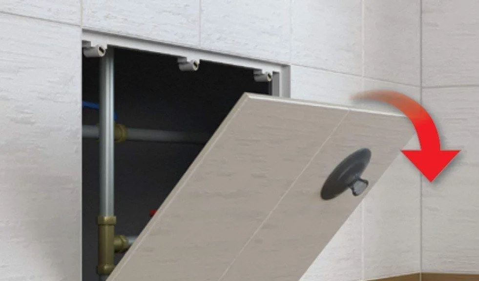 Porta revisione Botola ispezione magnetico piastrelle bar : 300 x 150mm