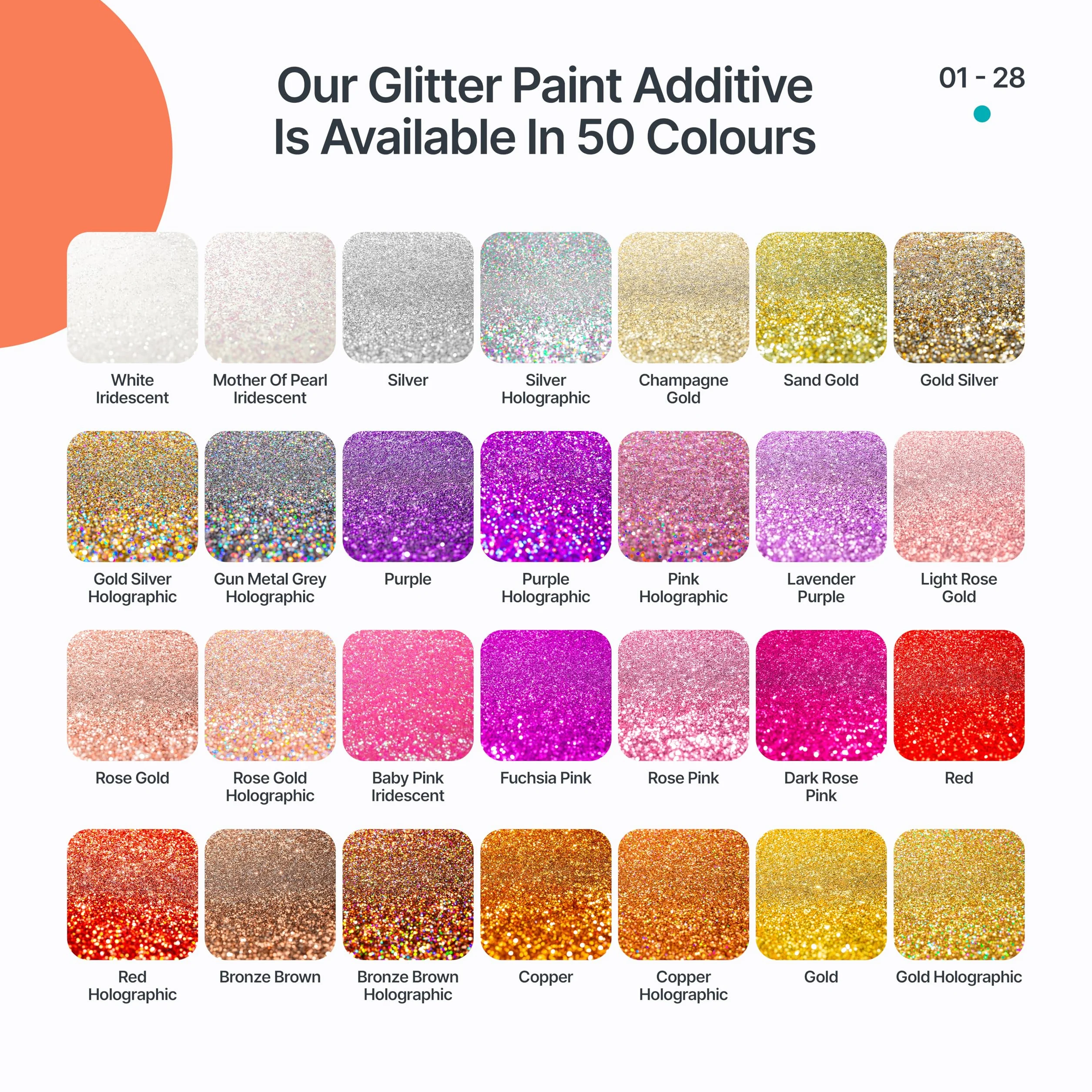 Argento Additivo per Vernice Glitterata [400g] + 4 Tamponi di Lucidatura di Finitura per Dipingere Pareti Glitterate - Aggiungi alla Pittura a Emulsione, Pareti Interne ed Esterne