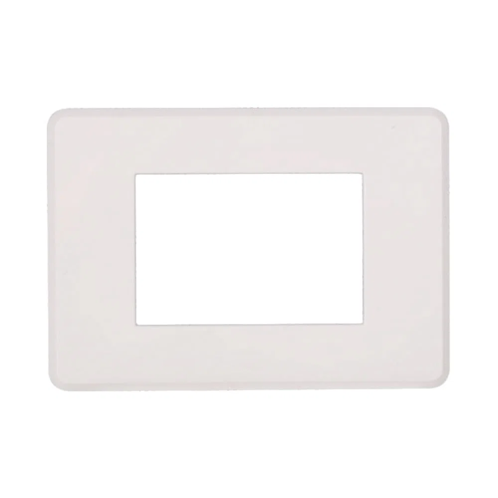 CONFEZIONE DA 10 PLACCHE SLIM IN TECNOPOLIMERO, COMPATIBILE CON BTICINO AXOLUTE AIR, 3 MODULI/POSTI, COLORE BIANCO, SOTTILE, ALTA QUALITA', DESIGN ELEGANTE E MODERNO, PER INTERRUTTORI/PRESE