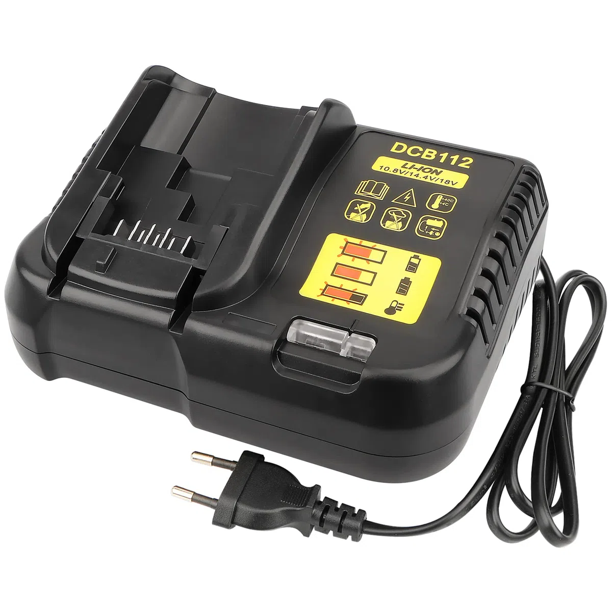 Batteria carica agli ioni di litio 10,8 V -18V per caricatore DeWalt Caricabatterie DCB112 DCB115 XR Multi Voltage