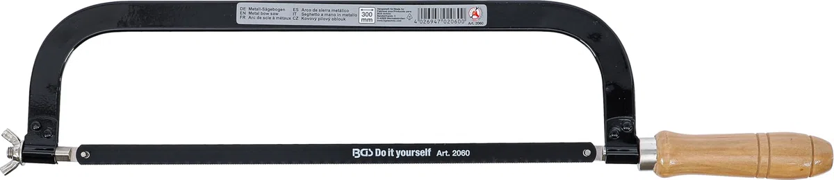 BGS Diy 2060 | Seghetto a mano in metallo | 300 mm