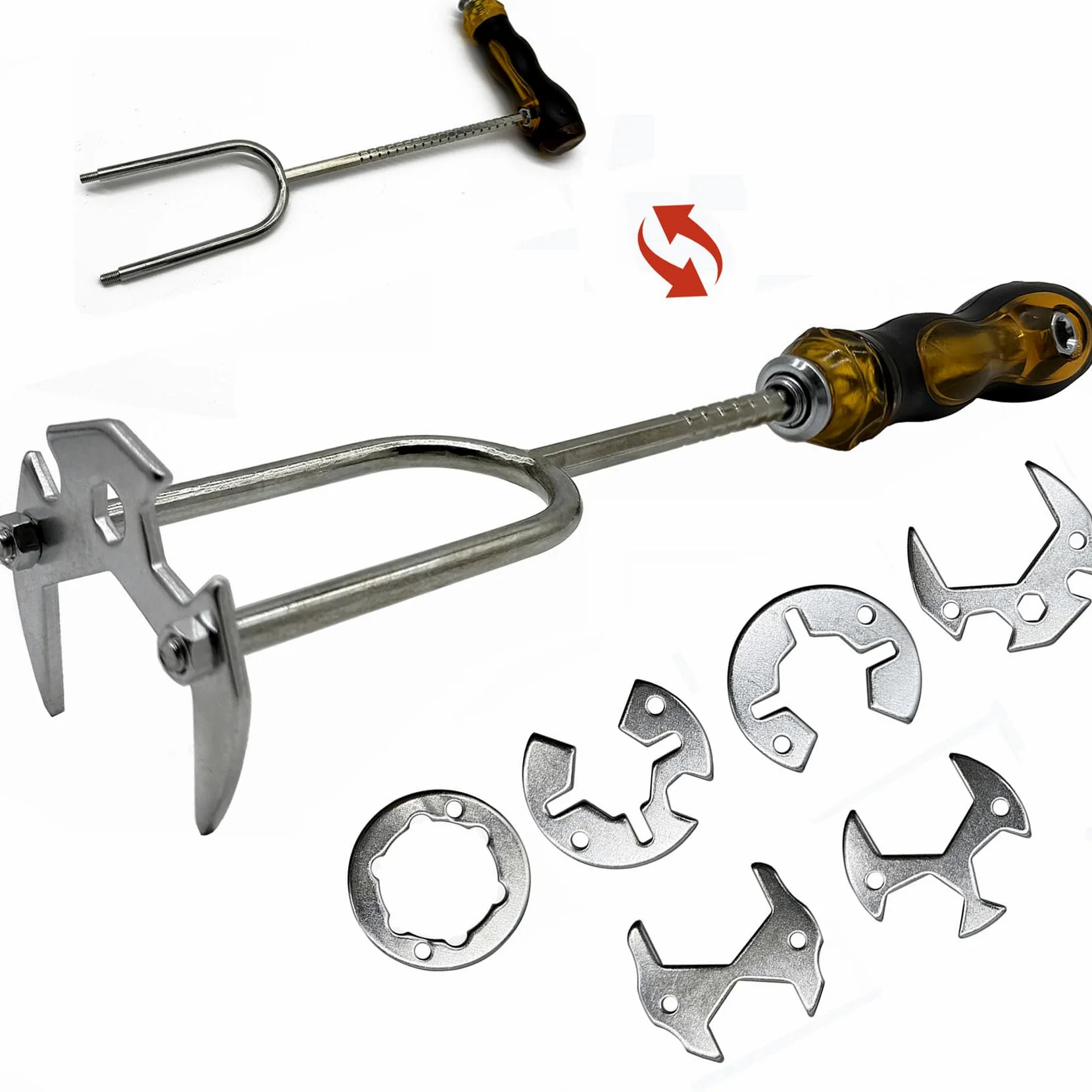 Chiave Rubinetto Lavello Chiavi a Bussola Chiavi a Tubo per Rubinetti Wrench Sink Faucet multifunzionale 21 specifiche sotto lavello di idraulici per Bagno, Lavandino, Rubinetto, Bagno, Cucina