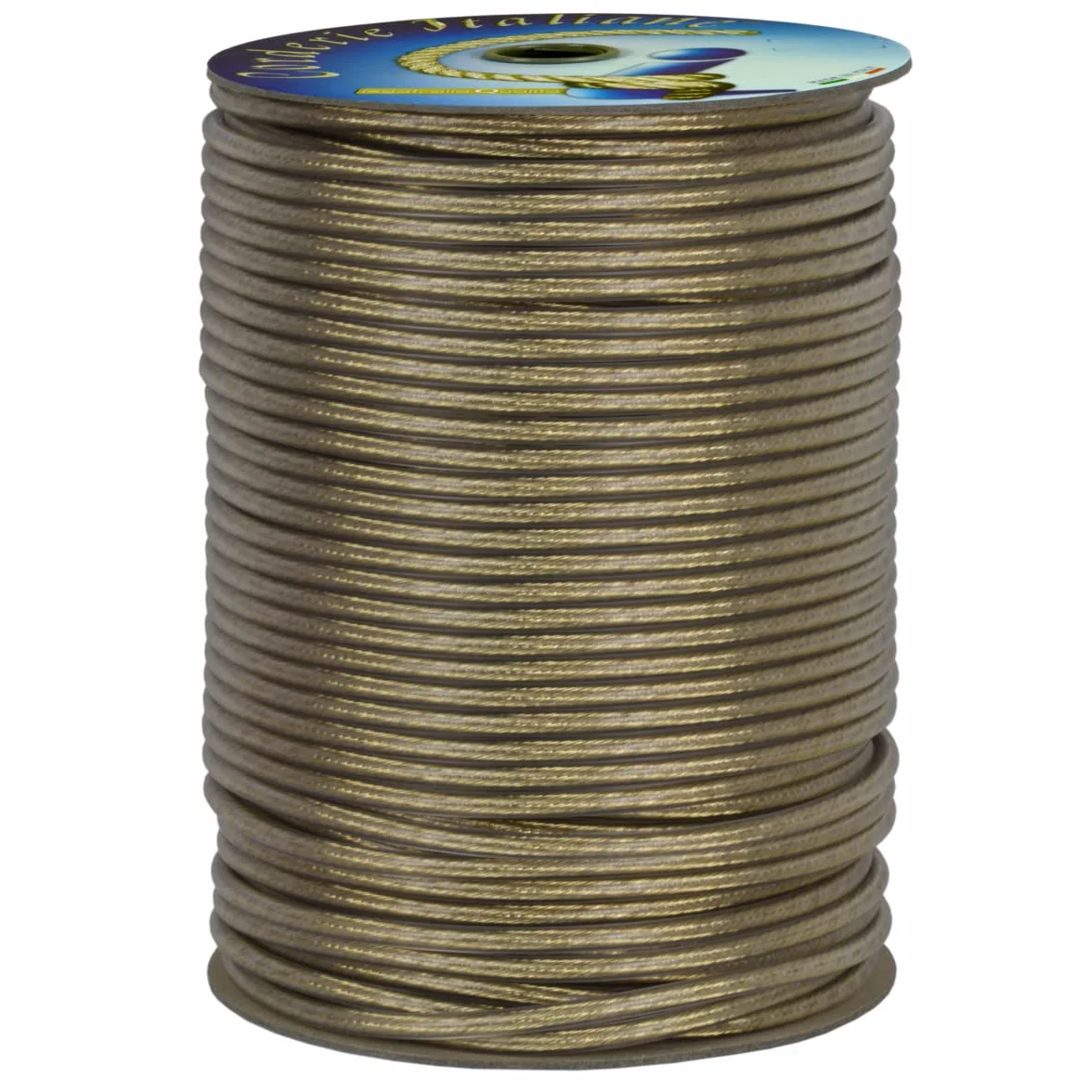 Corderie Italiane 002044499 Filo stendibiancheria acciaio ottonato trasparente 4 mm - 100 mt